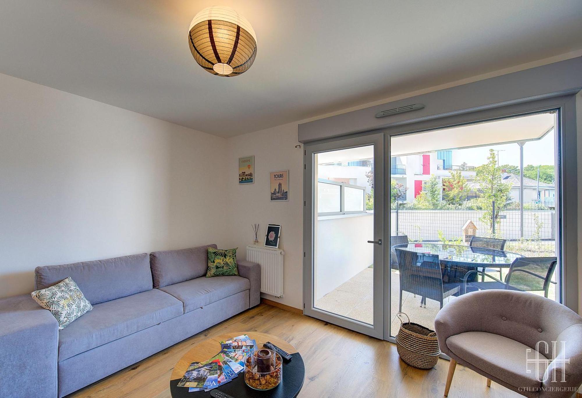 Le Camelia Proche Aeroport Appartement Tours Buitenkant foto