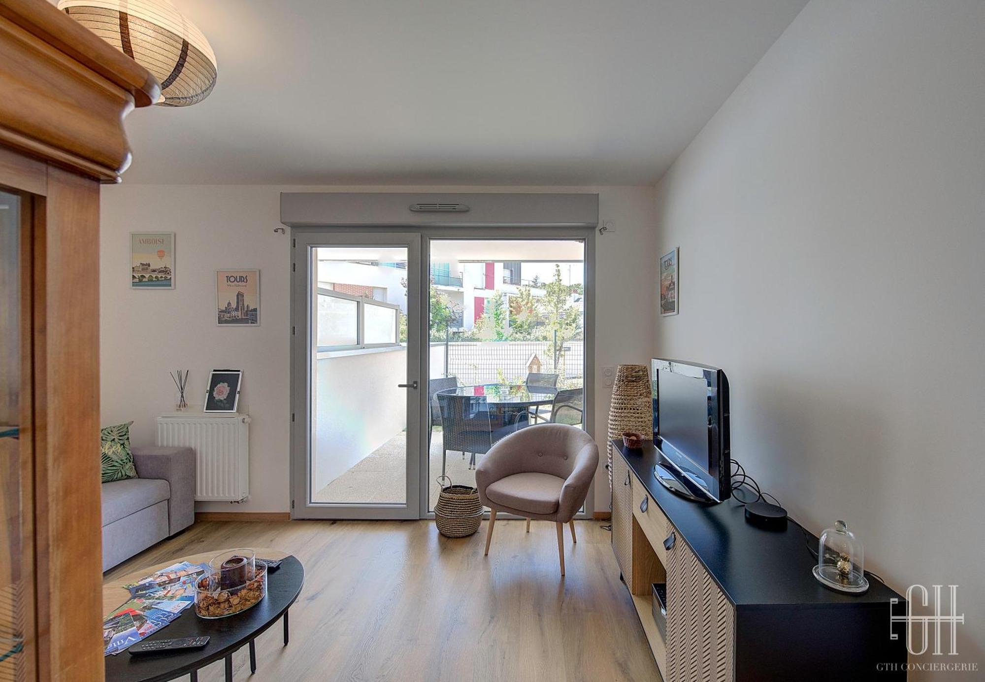 Le Camelia Proche Aeroport Appartement Tours Buitenkant foto