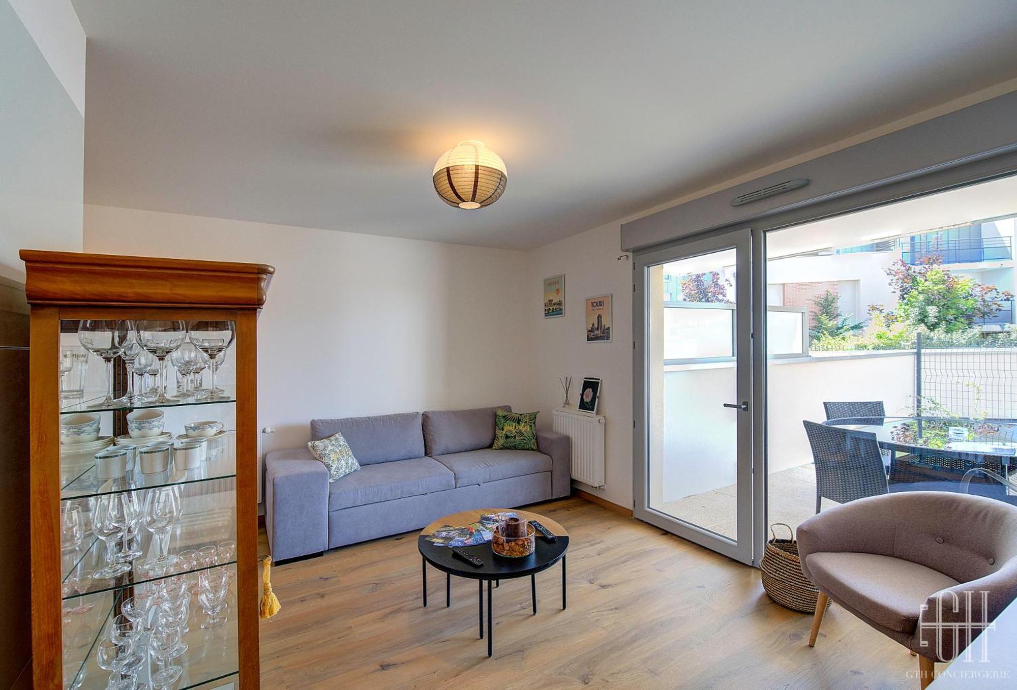 Le Camelia Proche Aeroport Appartement Tours Buitenkant foto
